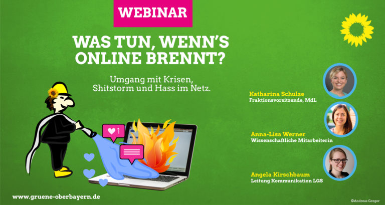 Webinar „Was tun, wenn’s online brennt?”